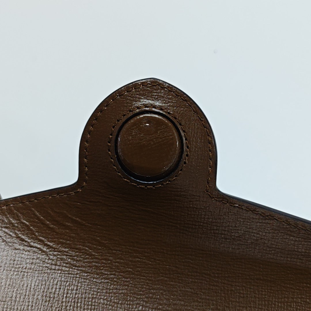 Horsebit 1955 Mini Monogram Coated Canvas Beige