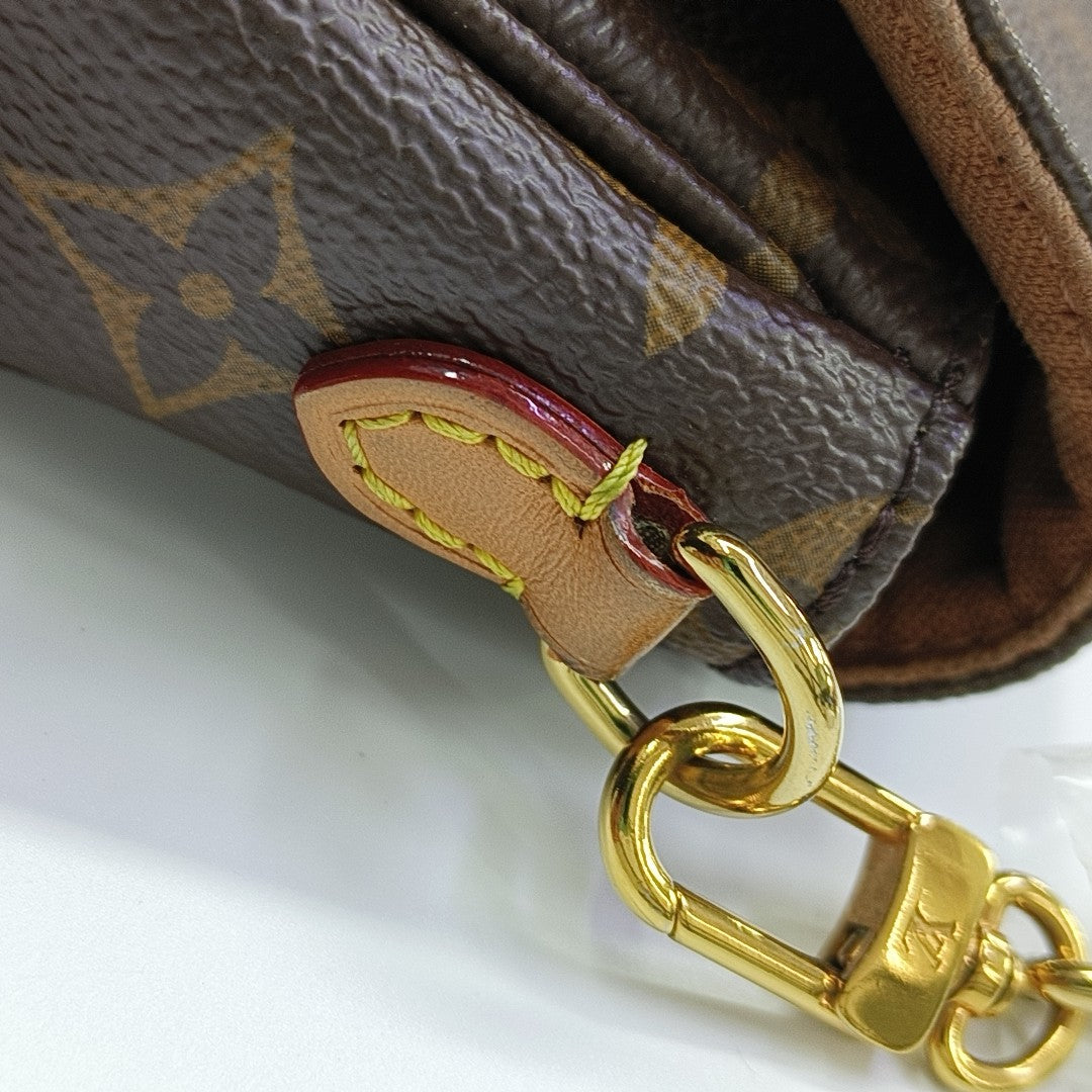 IVY Monogram Coated Canvas Brown