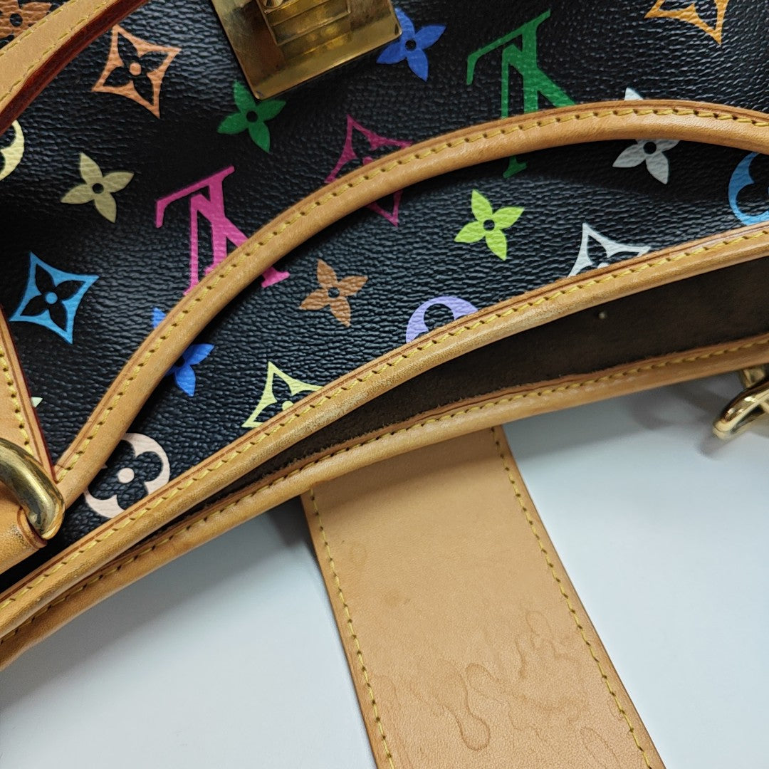 LV × TM ANNIE Monogram Coated Canvas Black