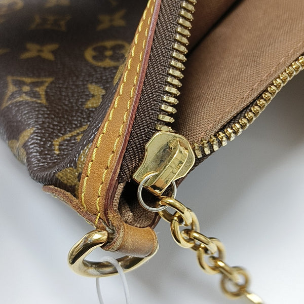PALERMO GM Monogram Coated Canvas Brown