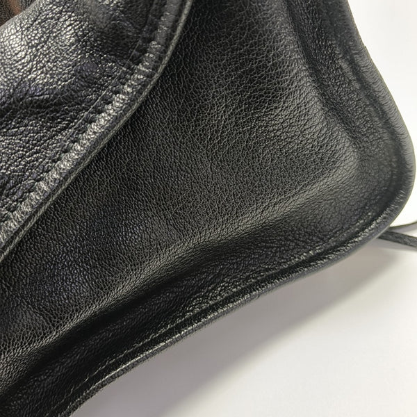 Classic Metallic Edge City Medium Lambskin Black