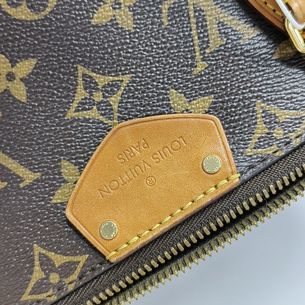 TURENNE MM Monogram Coated Canvas Brown