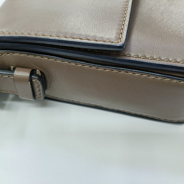 Calfskin Shoulder Bag Gray
