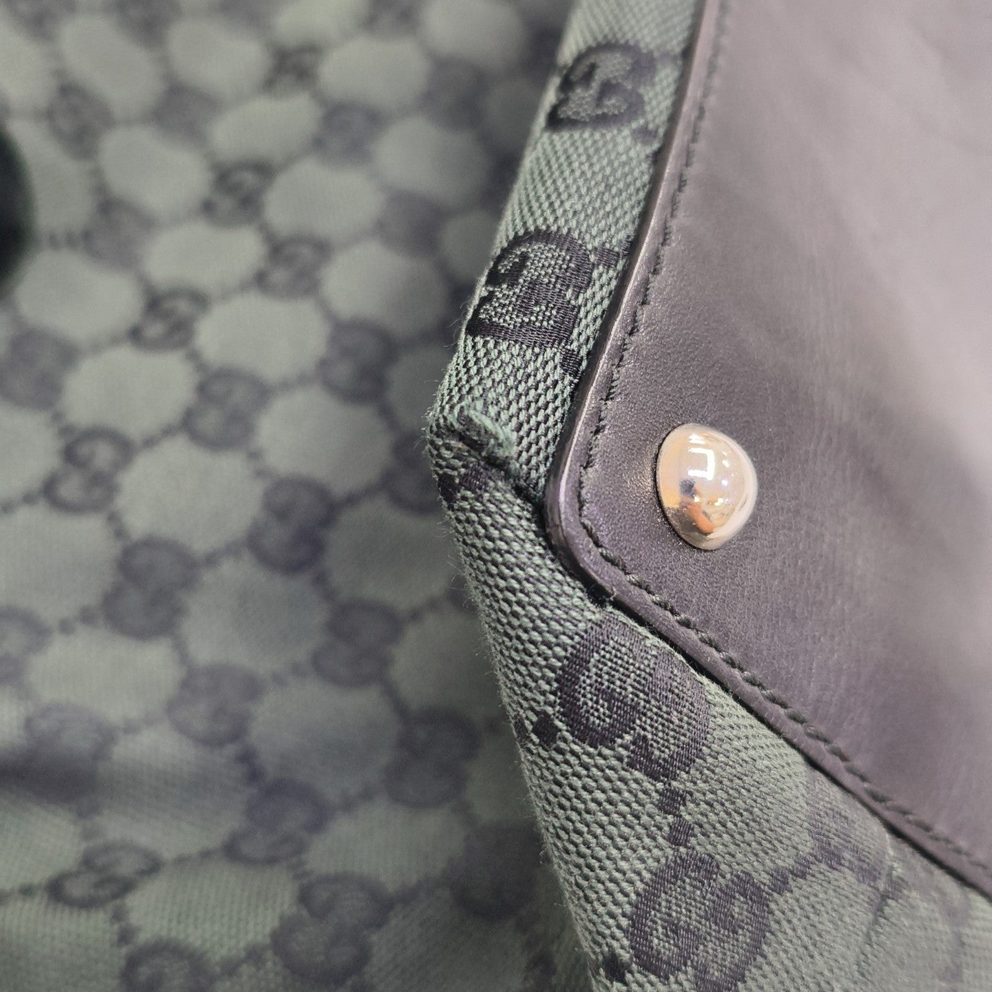 Monogram Canvas Top Handle Bag Green