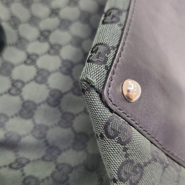 Monogram Canvas Top Handle Bag Green