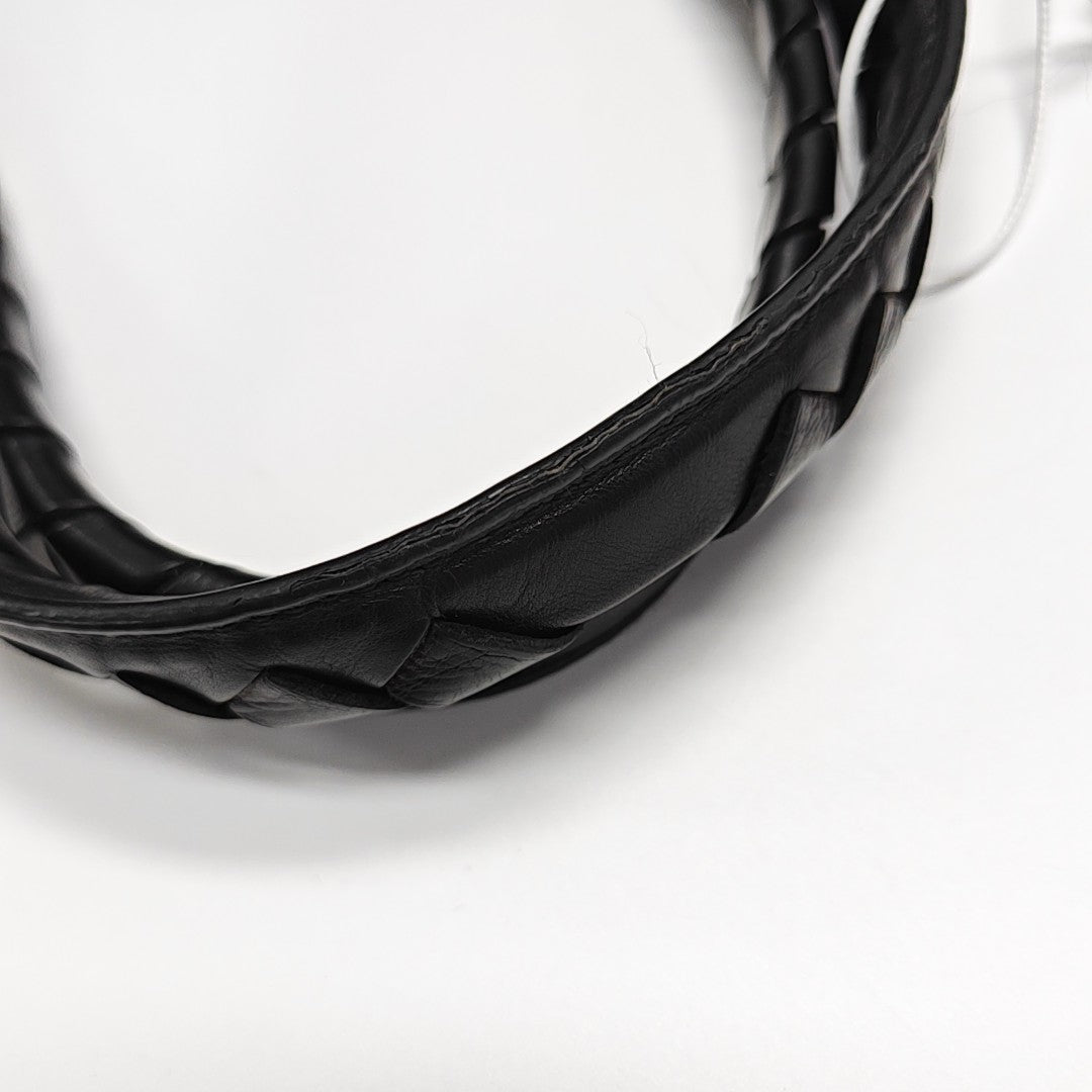 Calfskin Top Handle Bag Black
