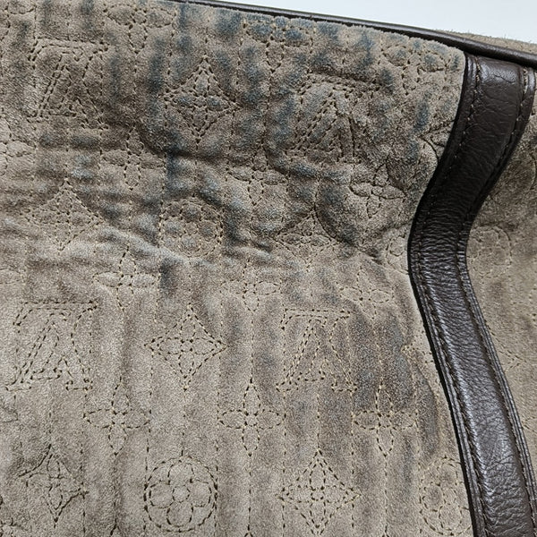 ANTHEIA IXIA Quilted Suede Gray