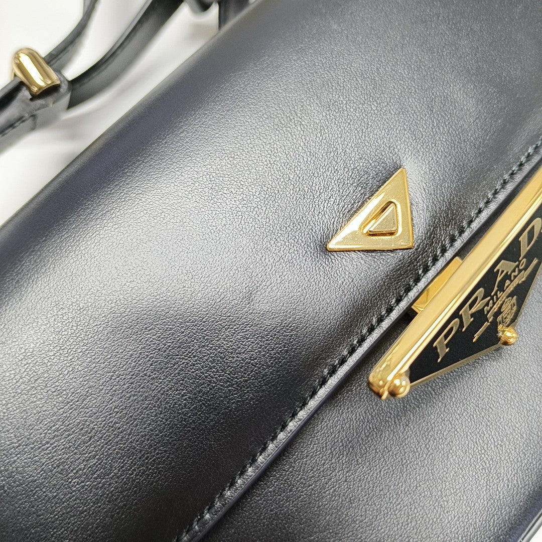 Emblème Saffiano Calfskin Black
