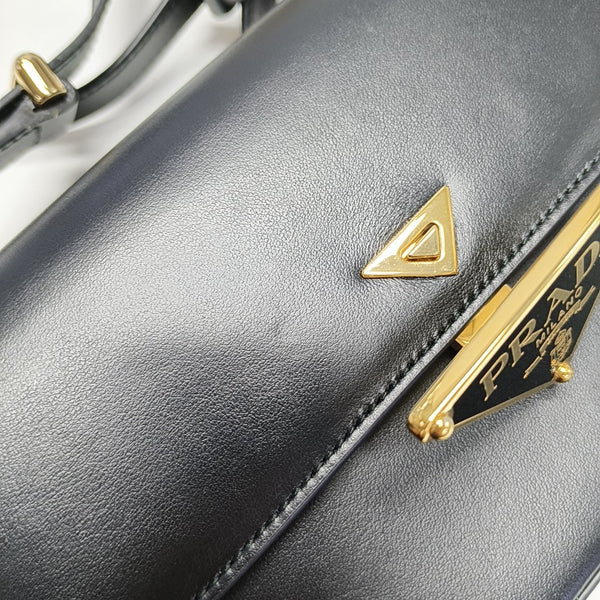 Emblème Saffiano Calfskin Black