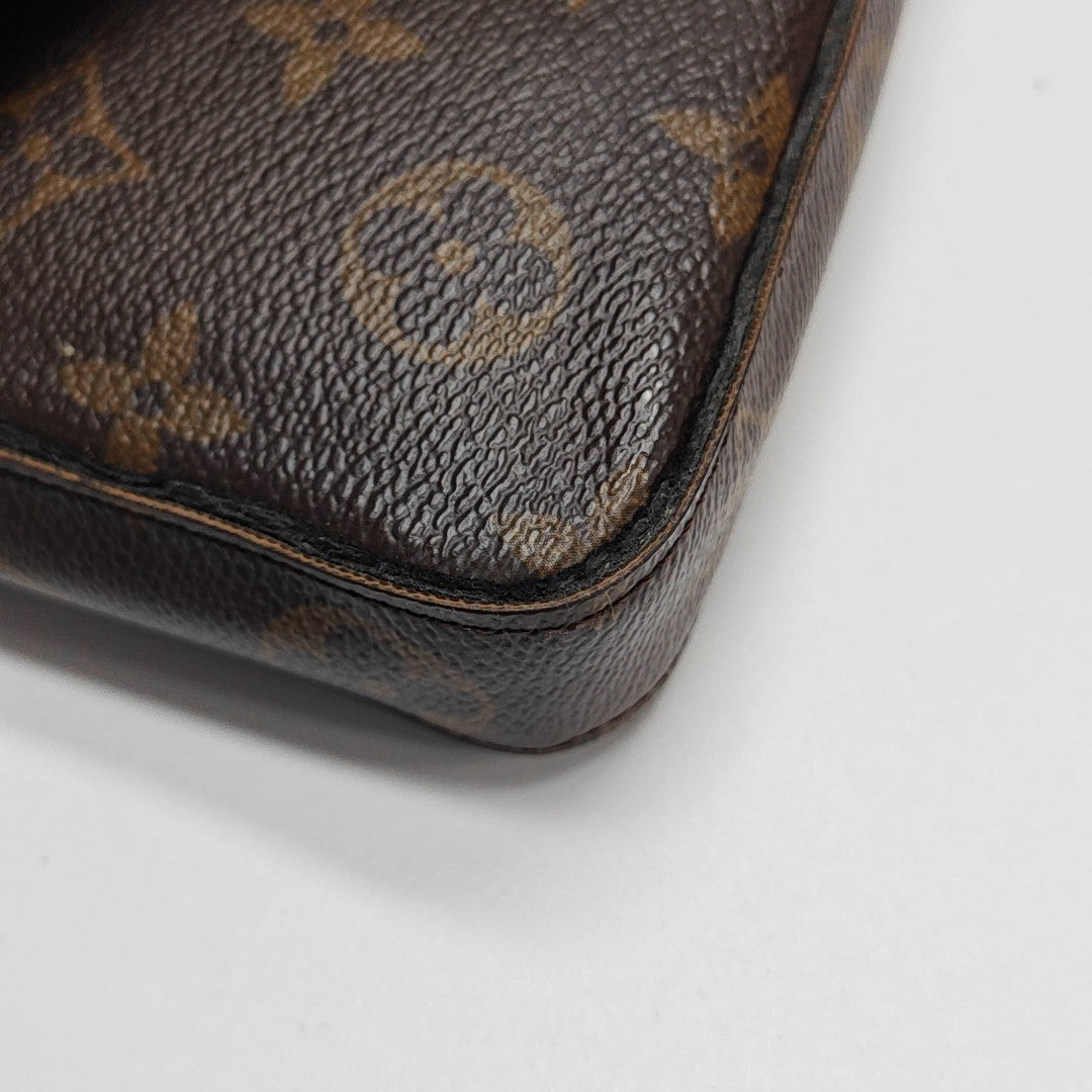 FÉLICIE Monogram Coated Canvas Brown