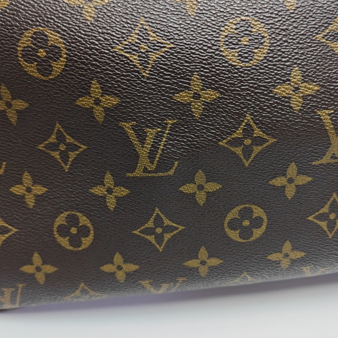 NEVERFULL GM Monogram Coated Canvas Brown