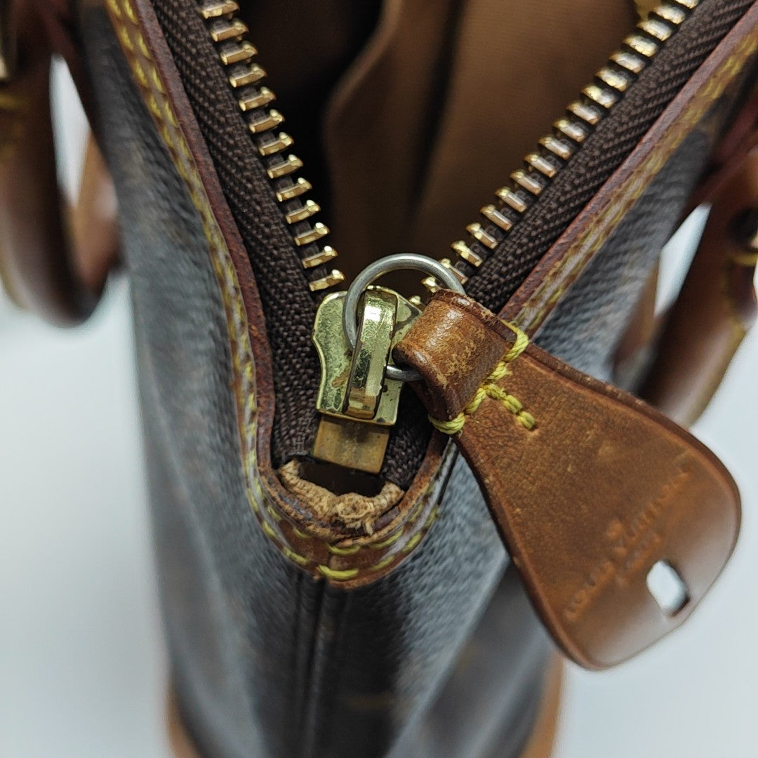 LOCKIT PM Monogram Coated Canvas Brown