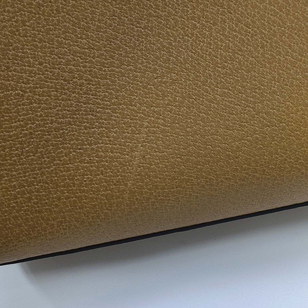 Calfskin Top Handle Bag Yellow