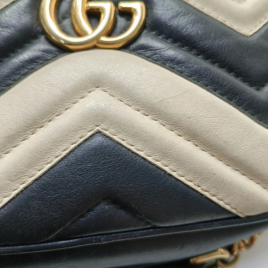 GG Marmont Mini Quilted Calfskin Multicolor
