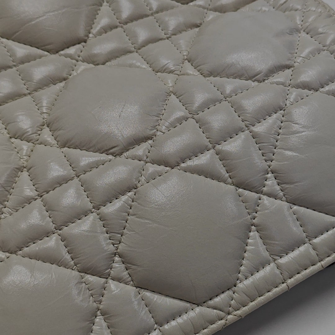 Diorcamp Small Cannage Calfskin White
