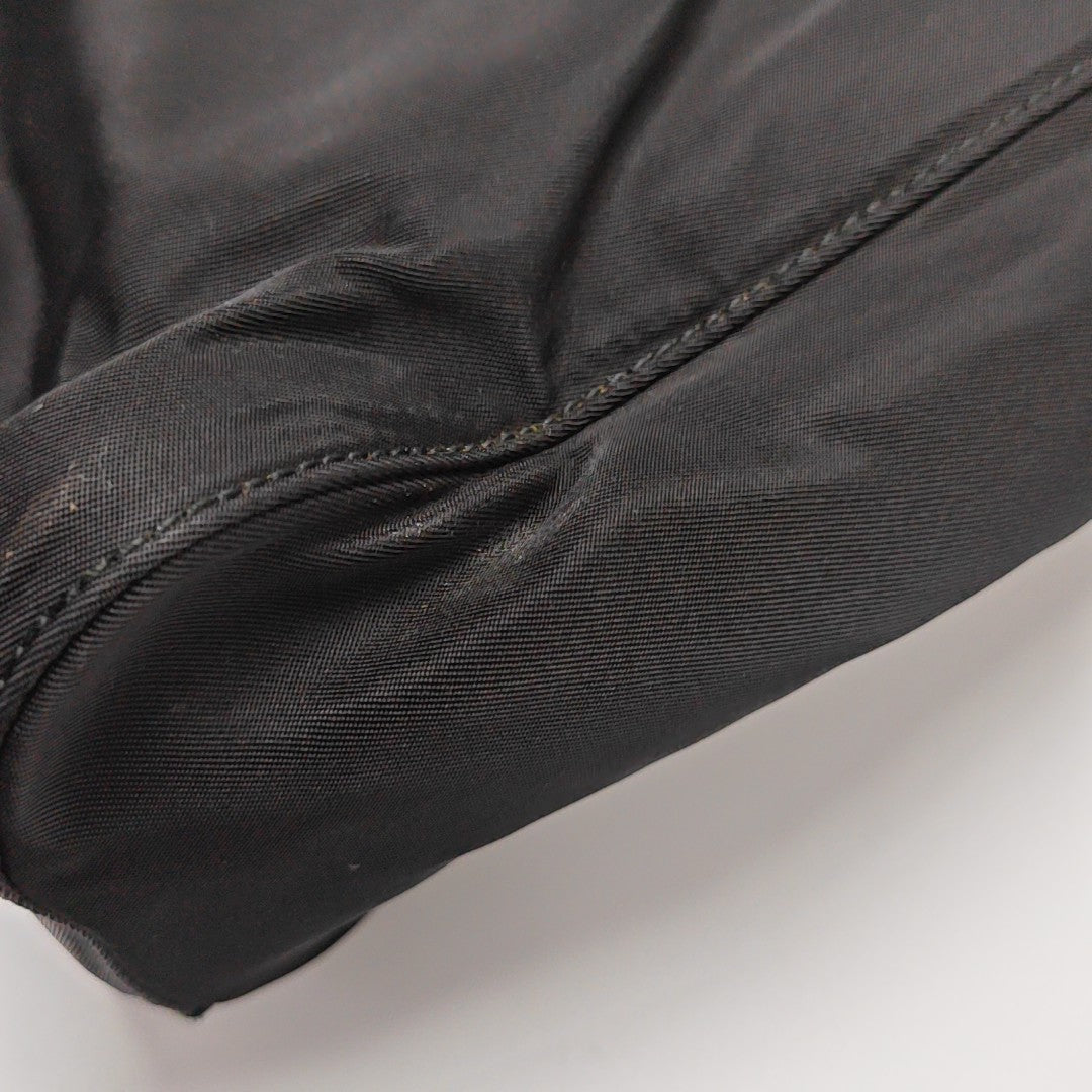 Nylon Shoulder Bag Black