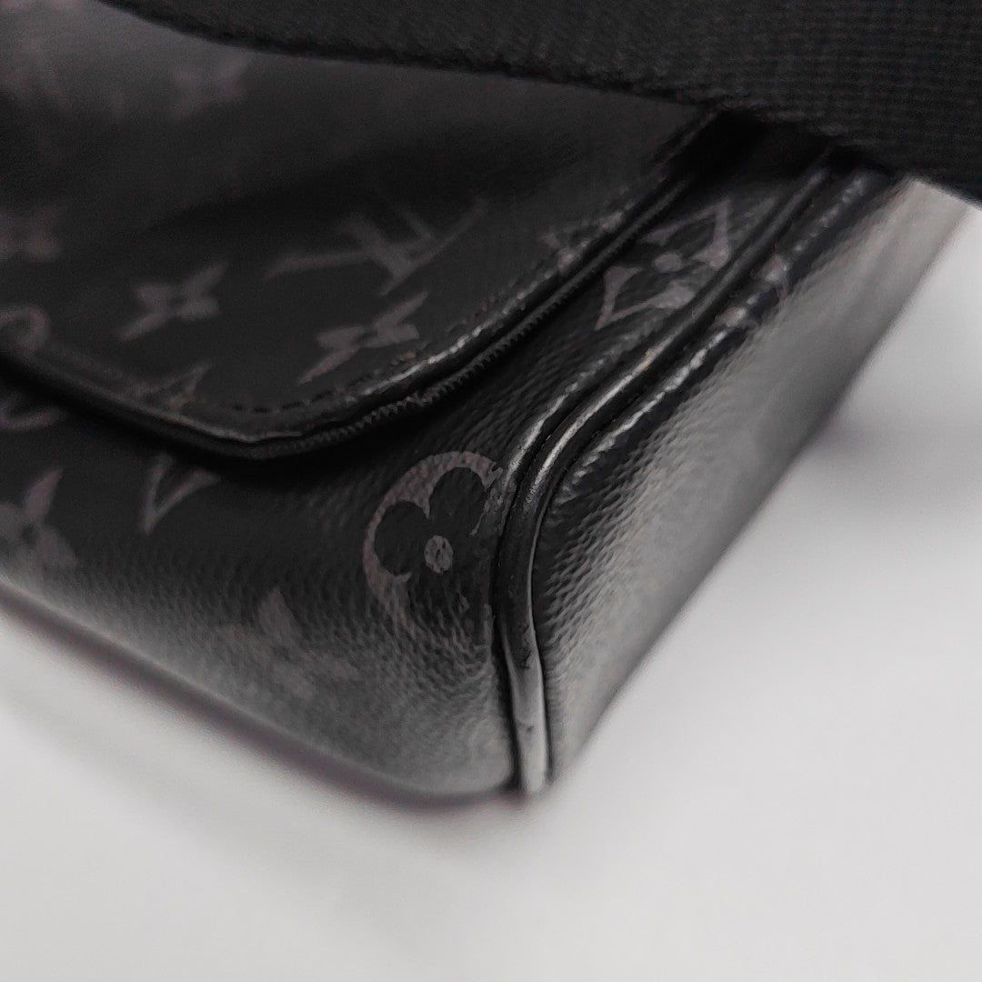DISTRICT MM Monogram Coated Canvas Black
