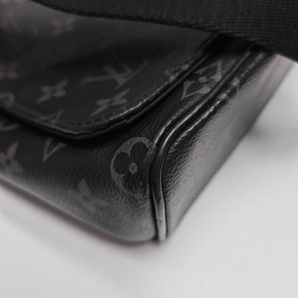 DISTRICT MM Monogram Coated Canvas Black