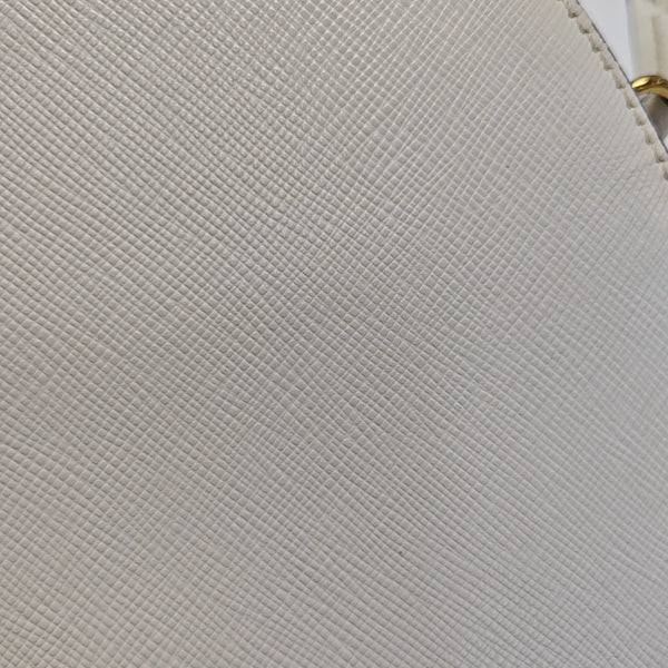 Odette Saffiano Calfskin White