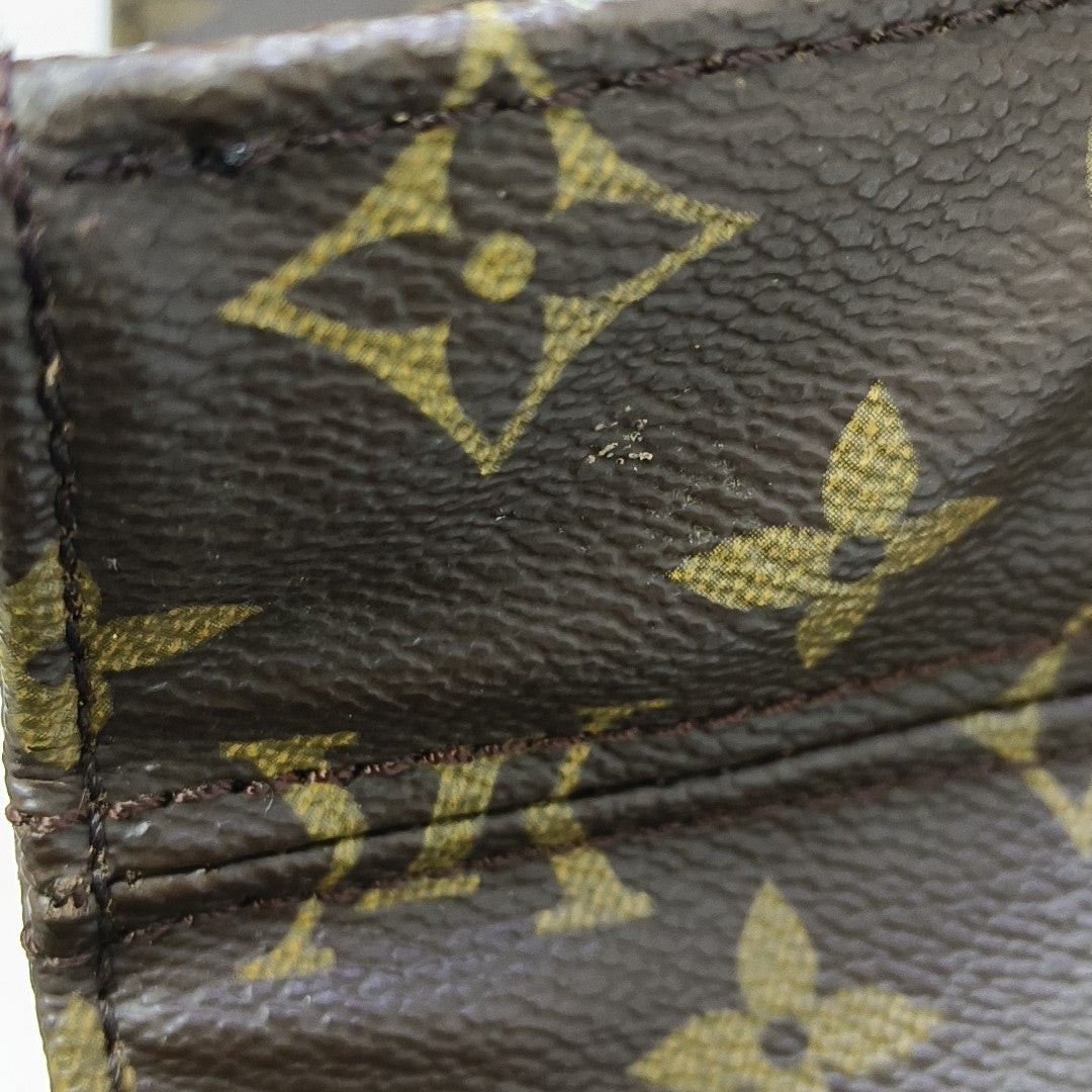 SAC PLAT GM Monogram Coated Canvas Brown