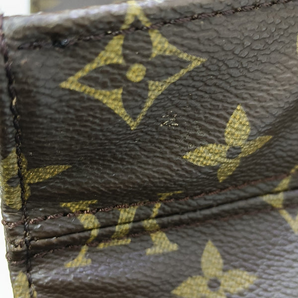 SAC PLAT GM Monogram Coated Canvas Brown