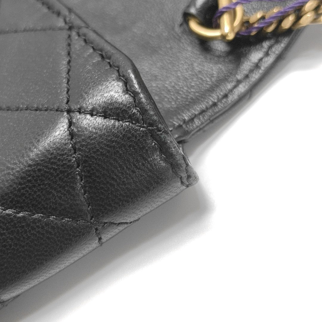 KATE SUPPLE Quilted Lambskin Black