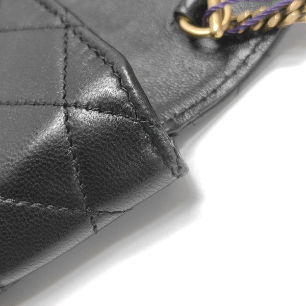 KATE SUPPLE Quilted Lambskin Black