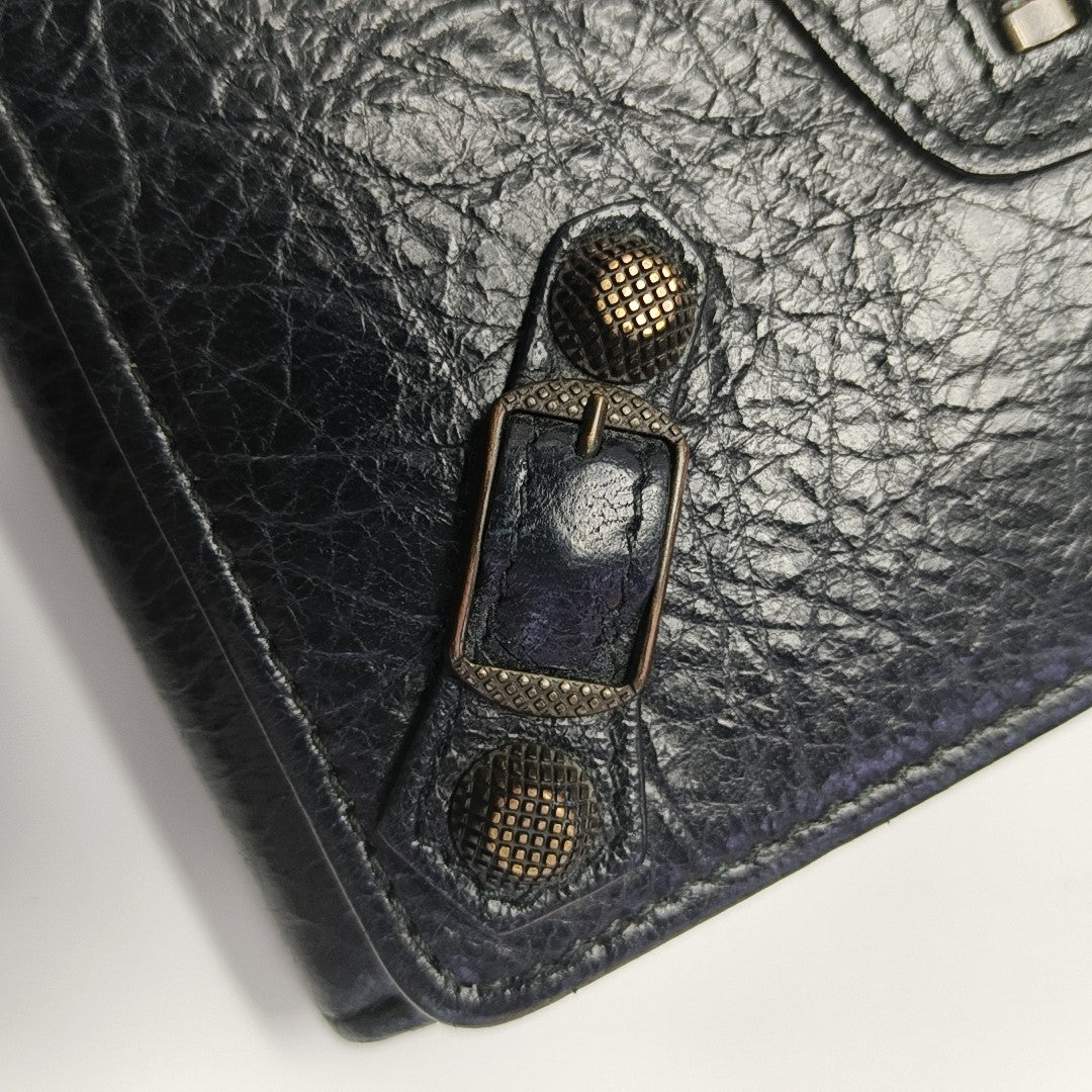 Classic City Lambskin Black Wallet
