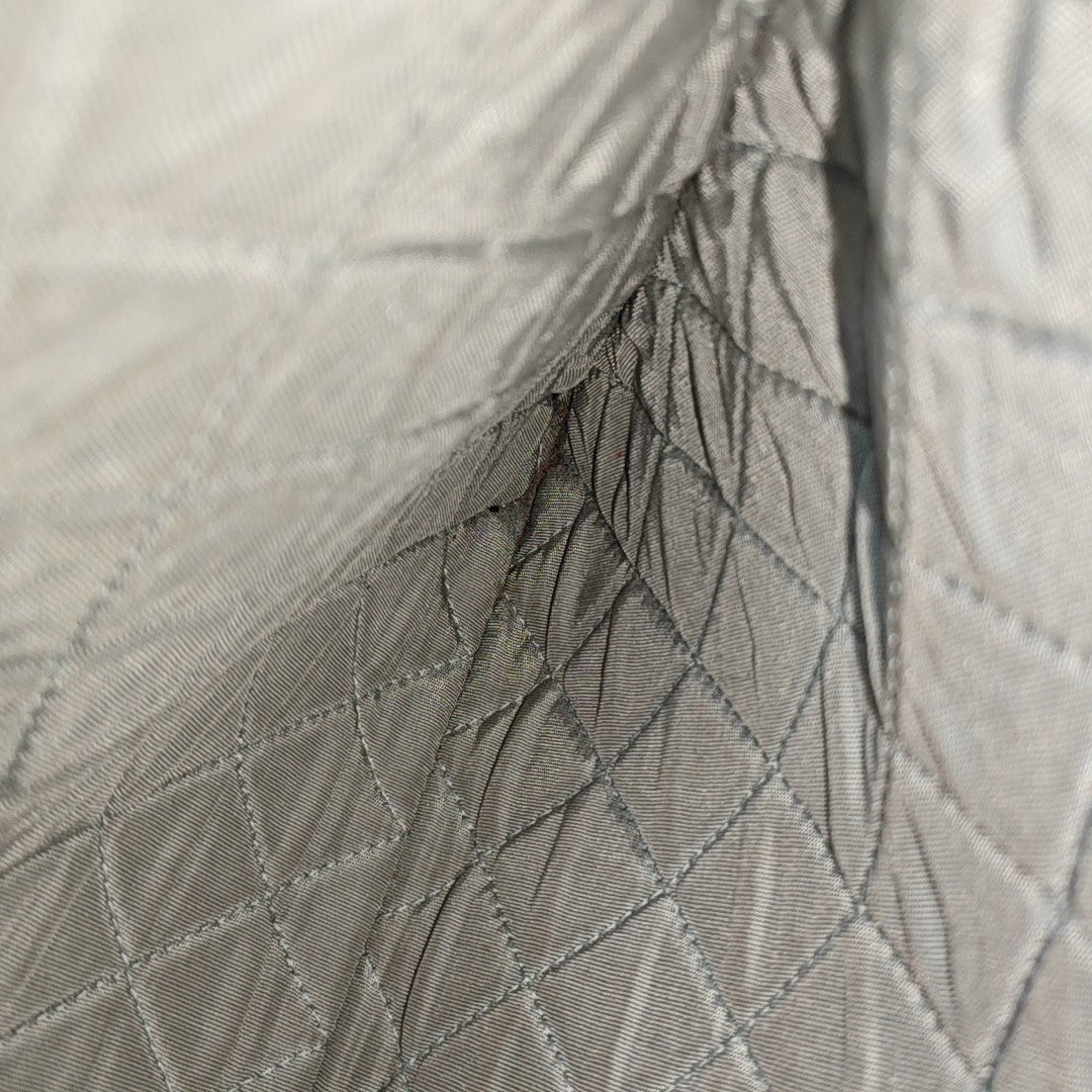 THREAD AROUND Quilted Grained Calfskin Black
