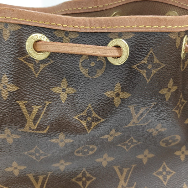 NOÉ BB Monogram Coated Canvas Brown