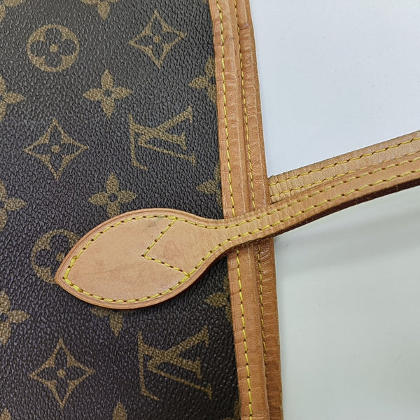 NEVERFULL MM Lona Monogram Revestida Marrón