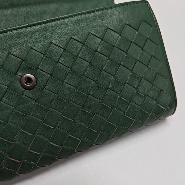 Calfskin Wallet Green