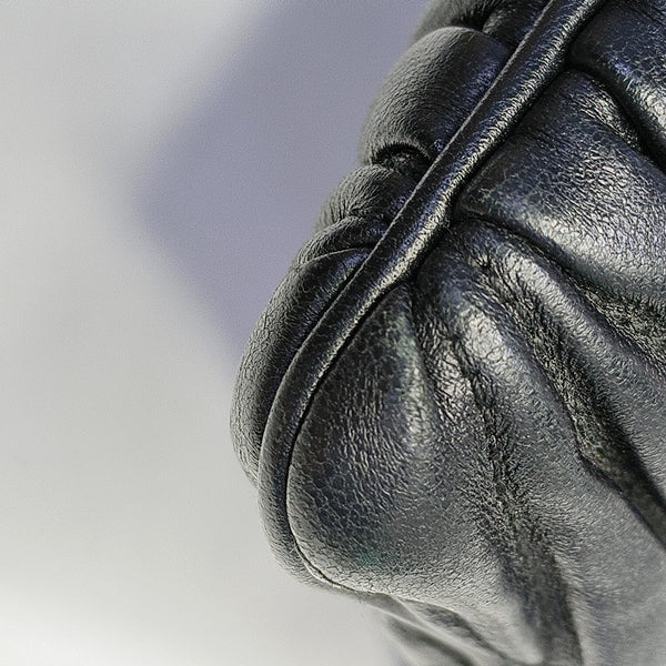 Matelassé Quilted Calfskin Black