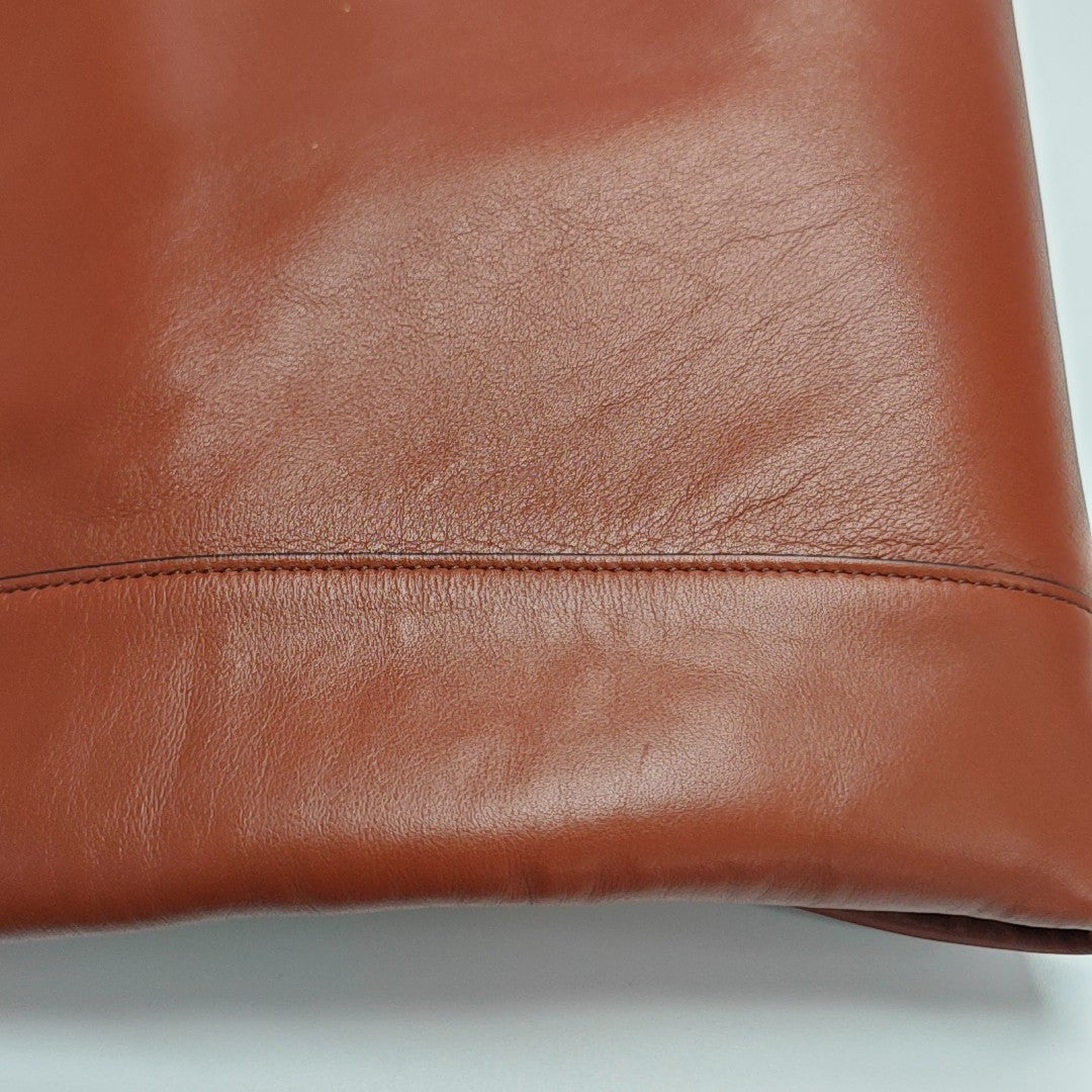 Calfskin Shoulder Bag Red