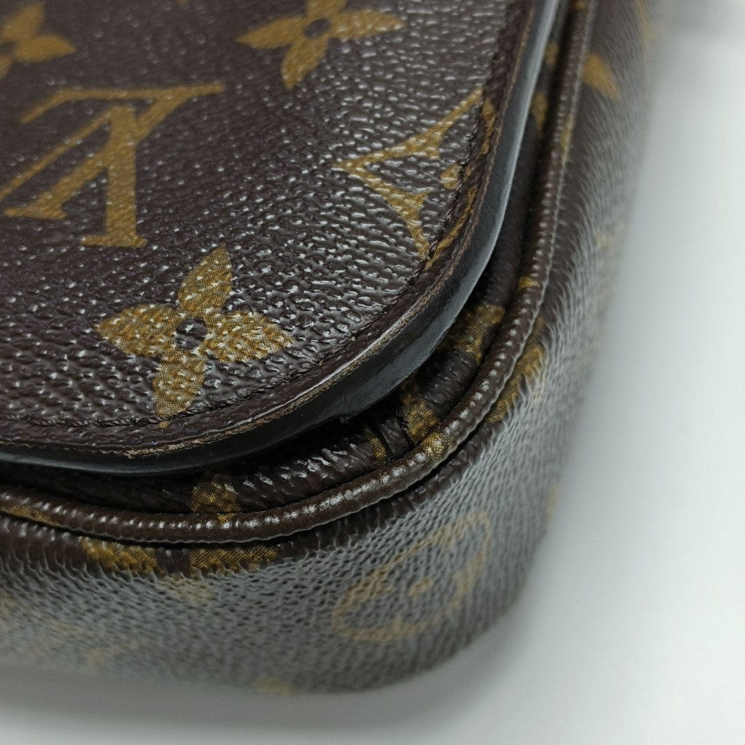 MÉTIS MM Monogram Coated Canvas Brown