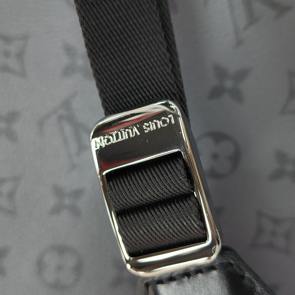 CHRISTOPHER Monogram Coated Canvas Gray