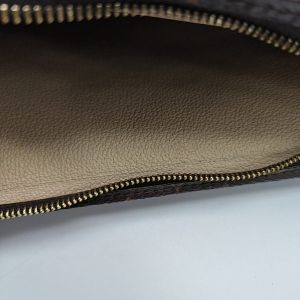 TOILET POCKET 26 Monogram Coated Canvas Brown