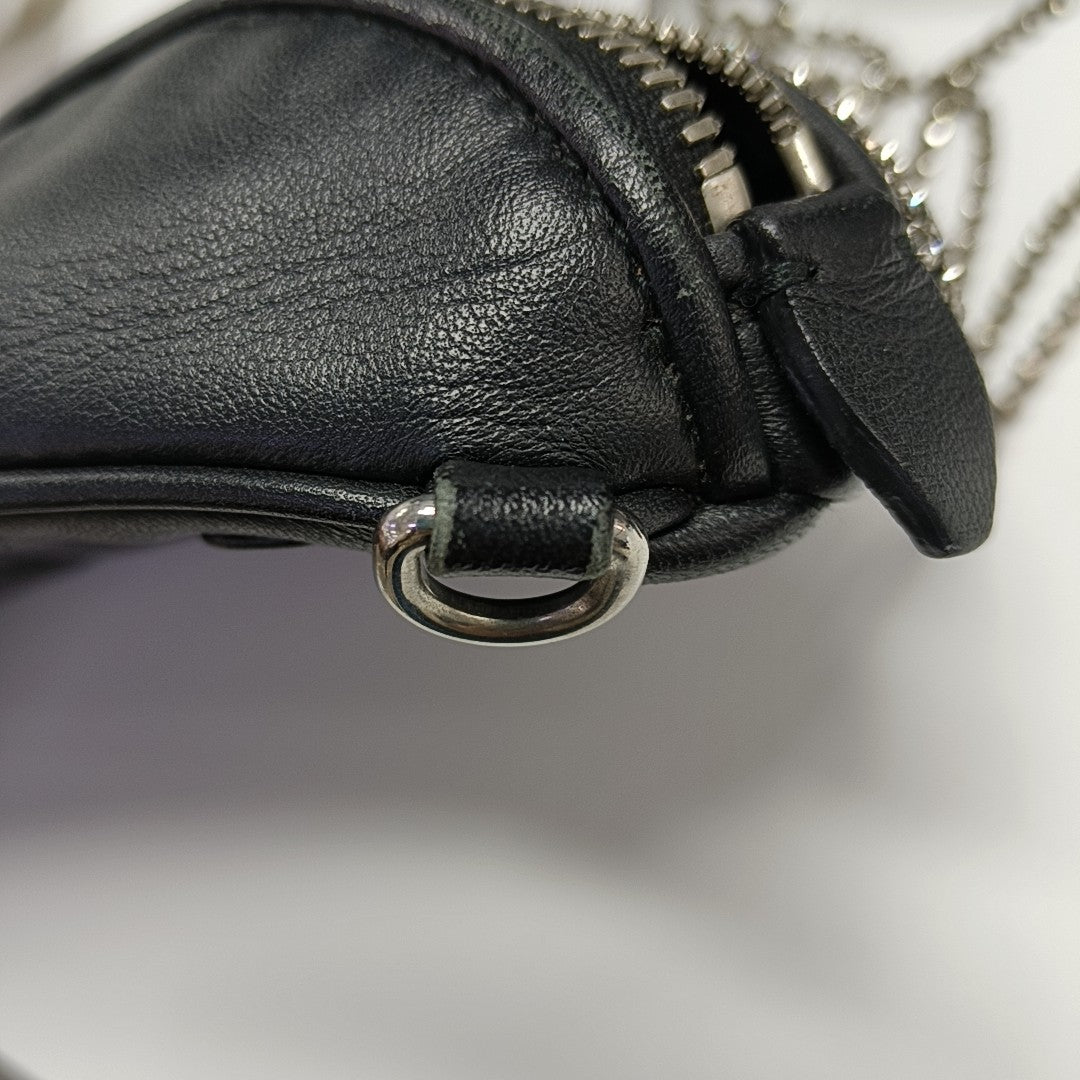 Fringed Lambskin Black