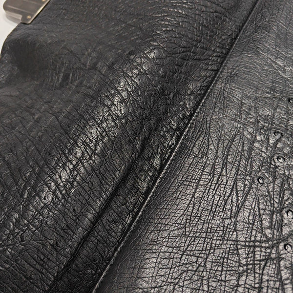 Capri Ostrich Black