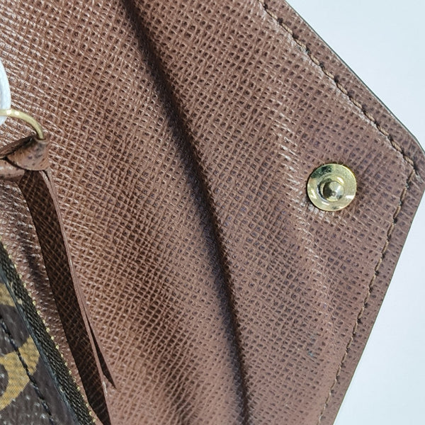 VICTORINE Monogram Coated Canvas Brown Wallet
