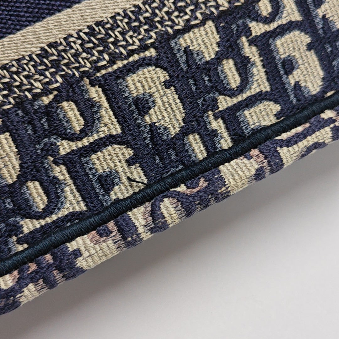 Book Tote Mini Canvas Blue