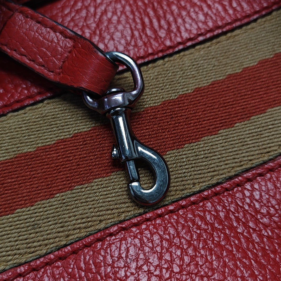 Dome Calfskin Red