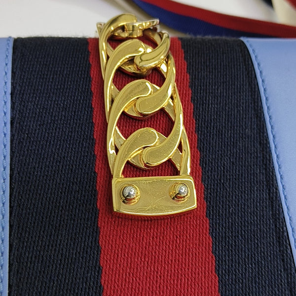 Sylvie Small Calfskin Blue