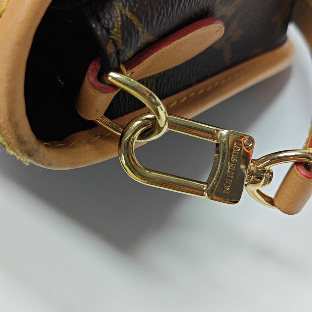DIANE Monogram Coated Canvas Brown