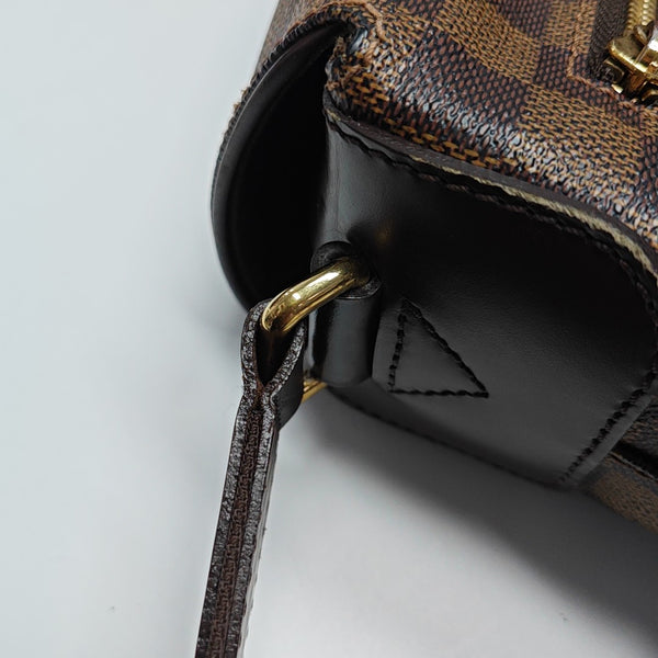 SPENCER Damier Ebene Coated Canvas Brown
