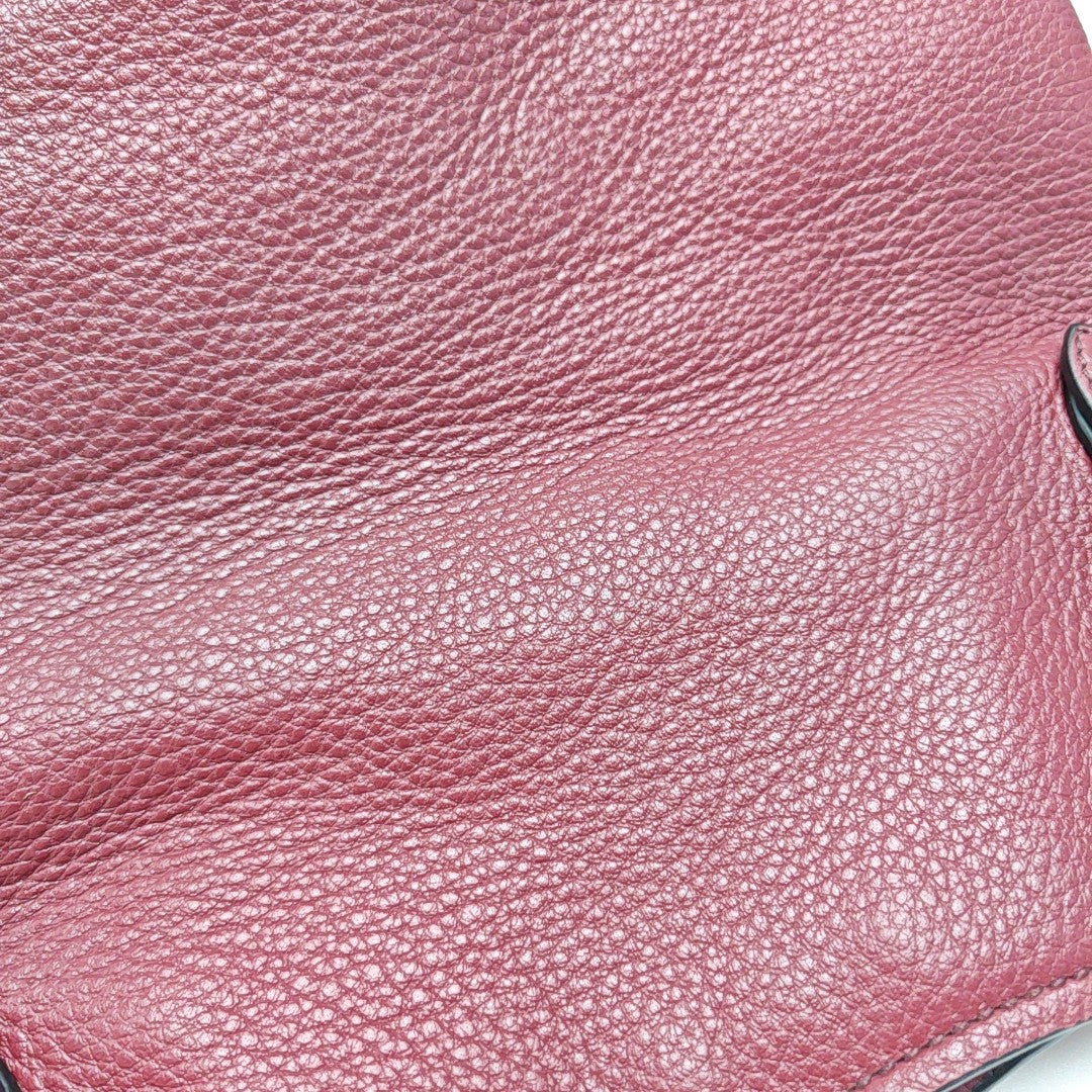 Bow Small Leather Beige