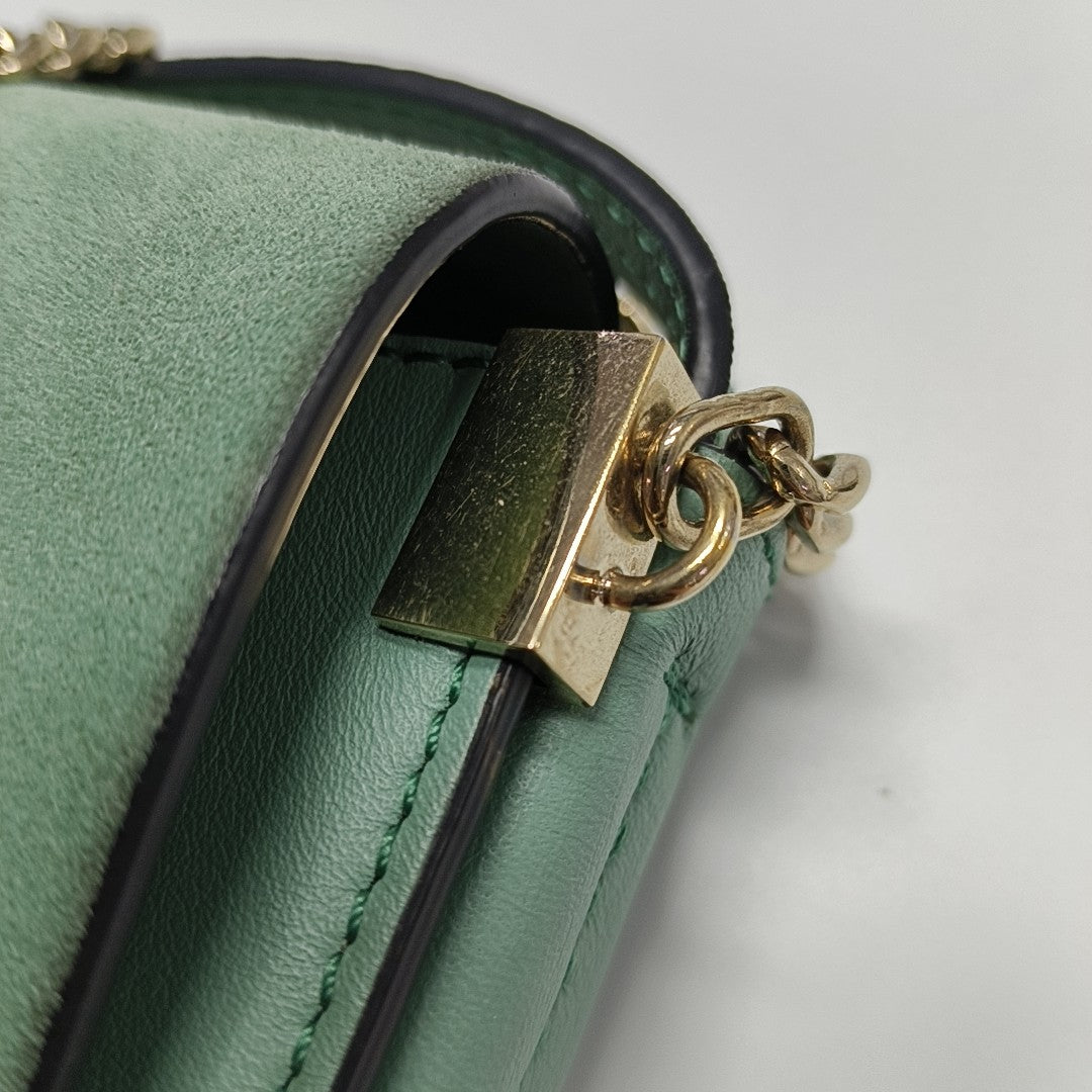 Faye Small Calfskin Green