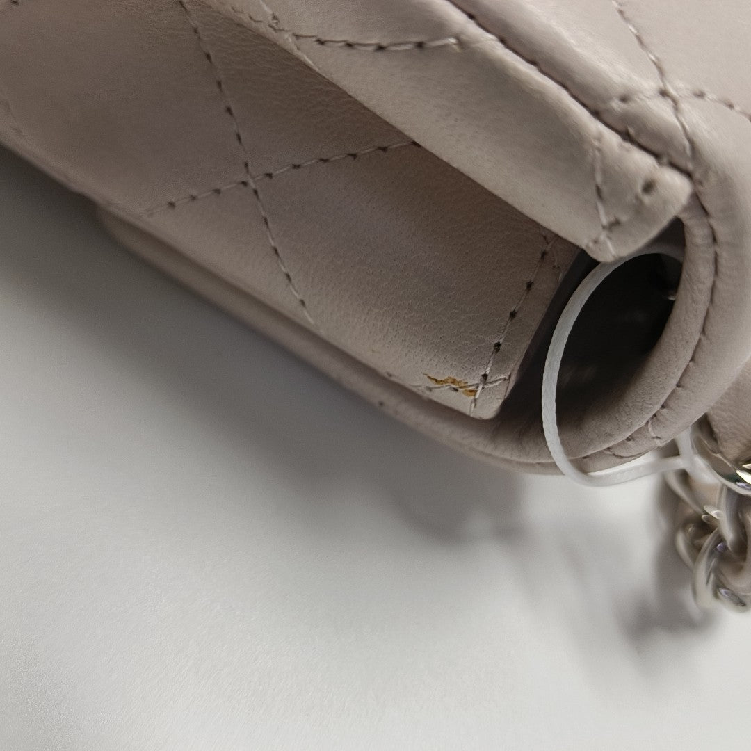 CLASSIC FLAP Small Quilted Calfskin Pink