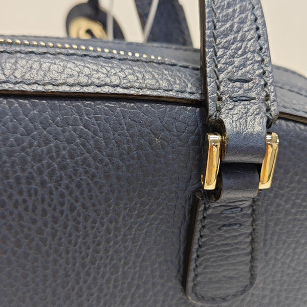 Calfskin Shoulder Bag Blue