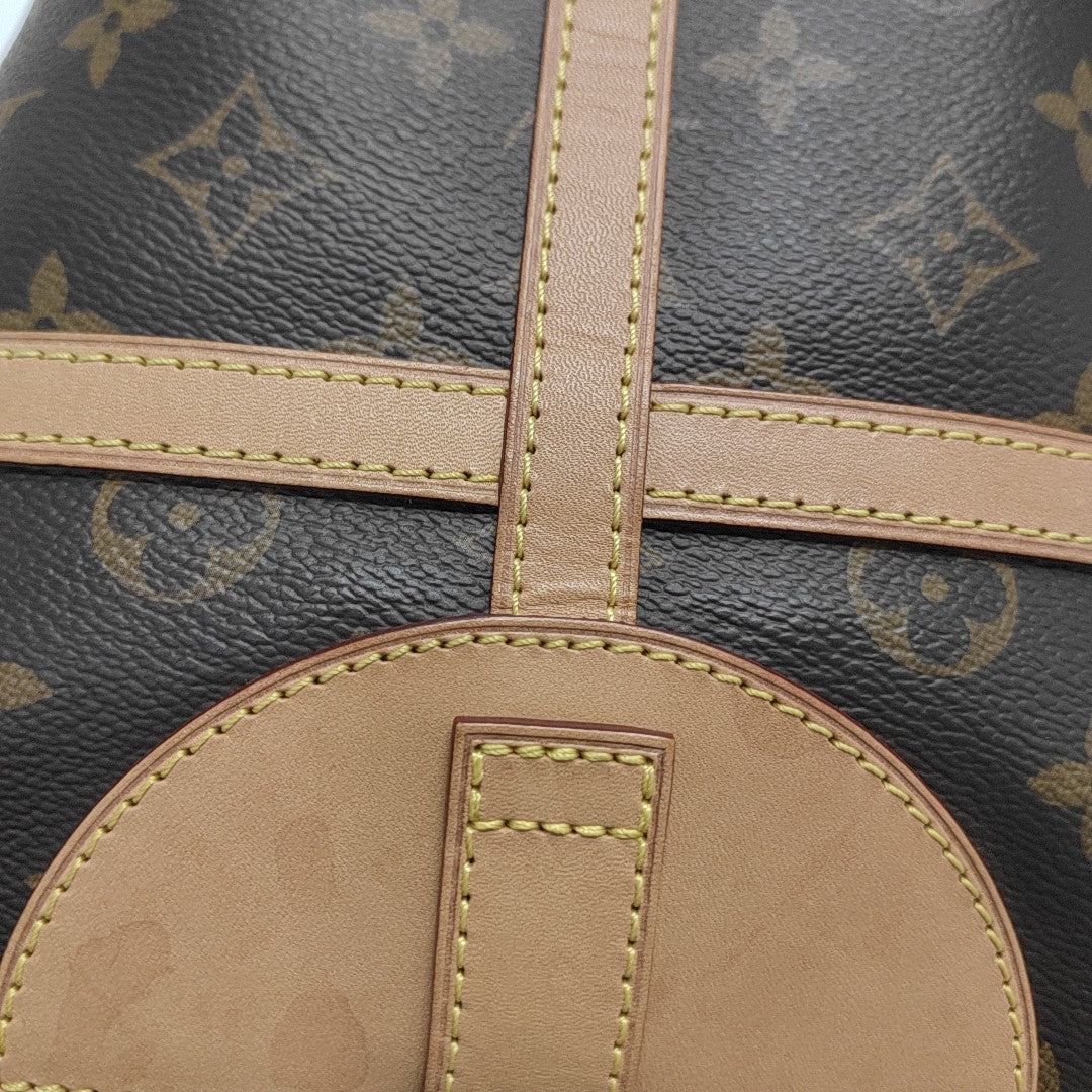 DUFFLE Monogram Coated Canvas Brown